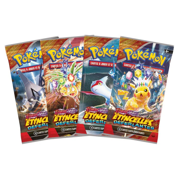 Pokemon - Booster - EV08 Écarlate et Violet – Étincelle Déferlante : Booster à l'unité - Shiny TCG