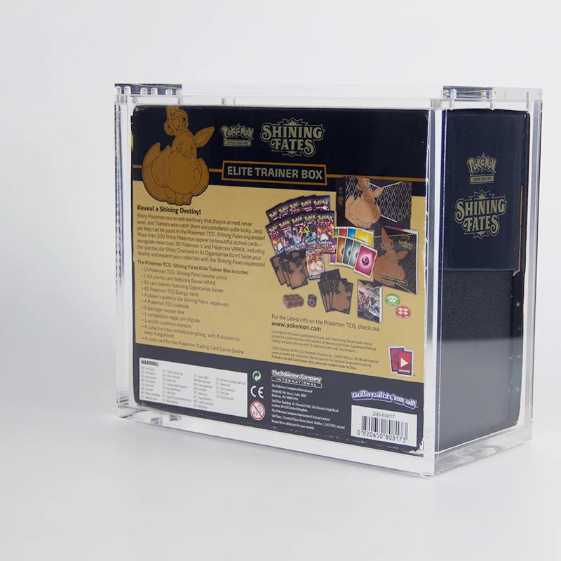 Protection Acrylique pour ETB Pokémon - Boîtier Rigide et Transparent