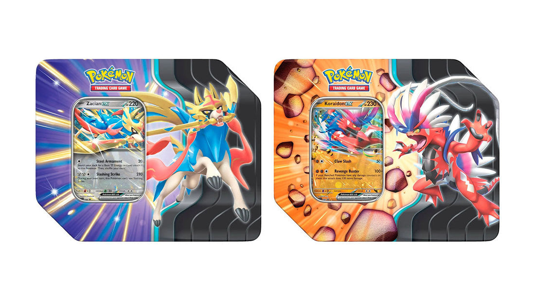 Pokébox Zacian-ex et Koraidon-ex : Découvrez les nouvelles légendes Pokémon !