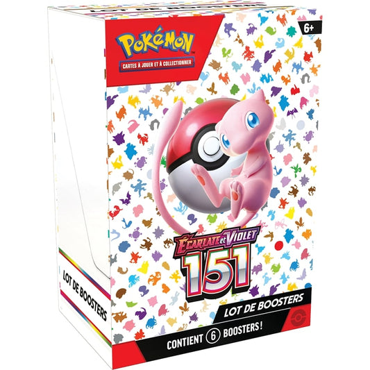 Pokémon - Bundle 151 EV3.5 – Bundle de 6 Boosters en Français