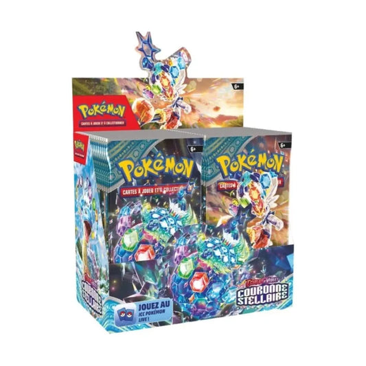 Pokemon - Display - EV07 Couronne Stellaire – Display de 36 boosters - Shiny TCG