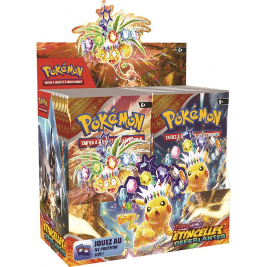 Pokemon - Display - EV08 Etincelles Déferlantes – Display de 36 boosters - Shiny TCG