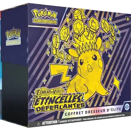 Pokémon - ETB - Coffret Dresseur d'Elite - EV08 Écarlate et Violet - Étincelles Déferlantes - Shiny TCG