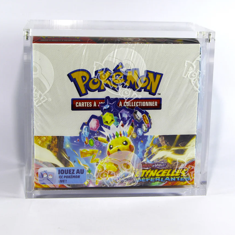 Protection Acrylique pour Display Pokémon – Boîtier Rigide Transparent
