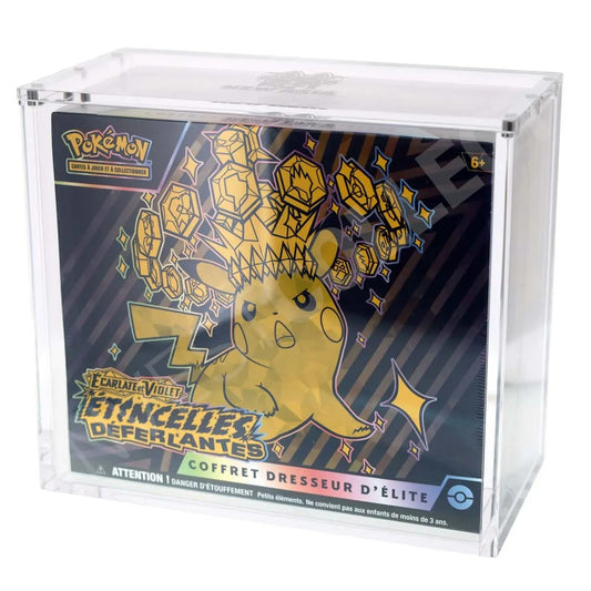 Protection Acrylique pour ETB Pokémon - Boîtier Rigide et Transparent