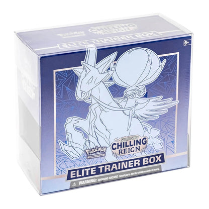 Protections Plastiques Souples pour ETB Pokémon (x10) – Étuis Transparents