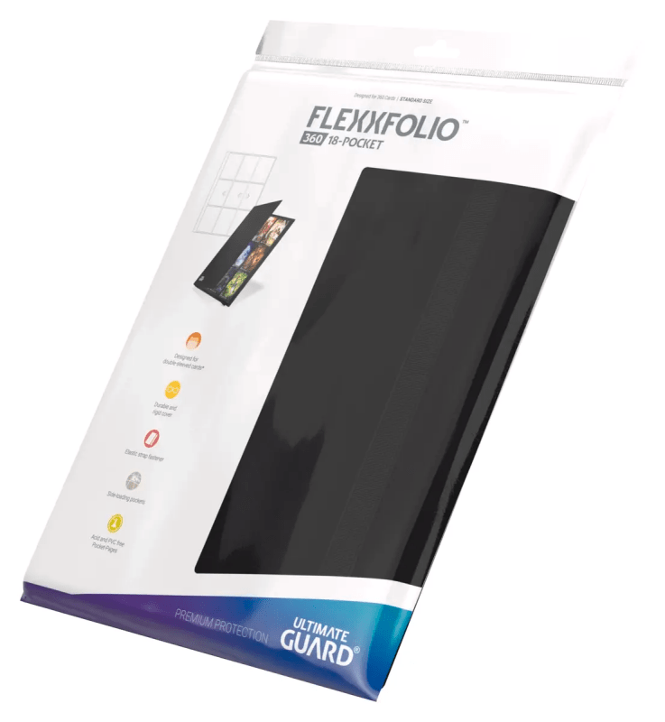 Ultimate Guard Flexxfolio 360 – Portfolio 18 Poches | Rangement pour 360 Cartes - Shiny TCG