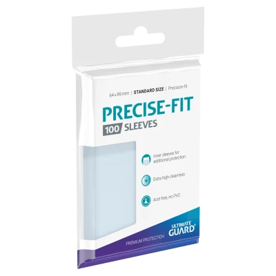 Ultimate Guard Precise - Fit Sleeves – 100 Pochettes Intérieures Standard - Shiny TCG