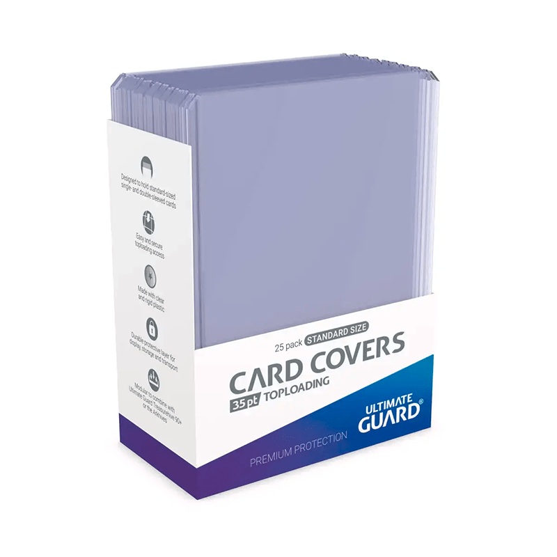 Ultimate Guard Toploader (x25) - Protection rigide taille standard - Shiny TCG